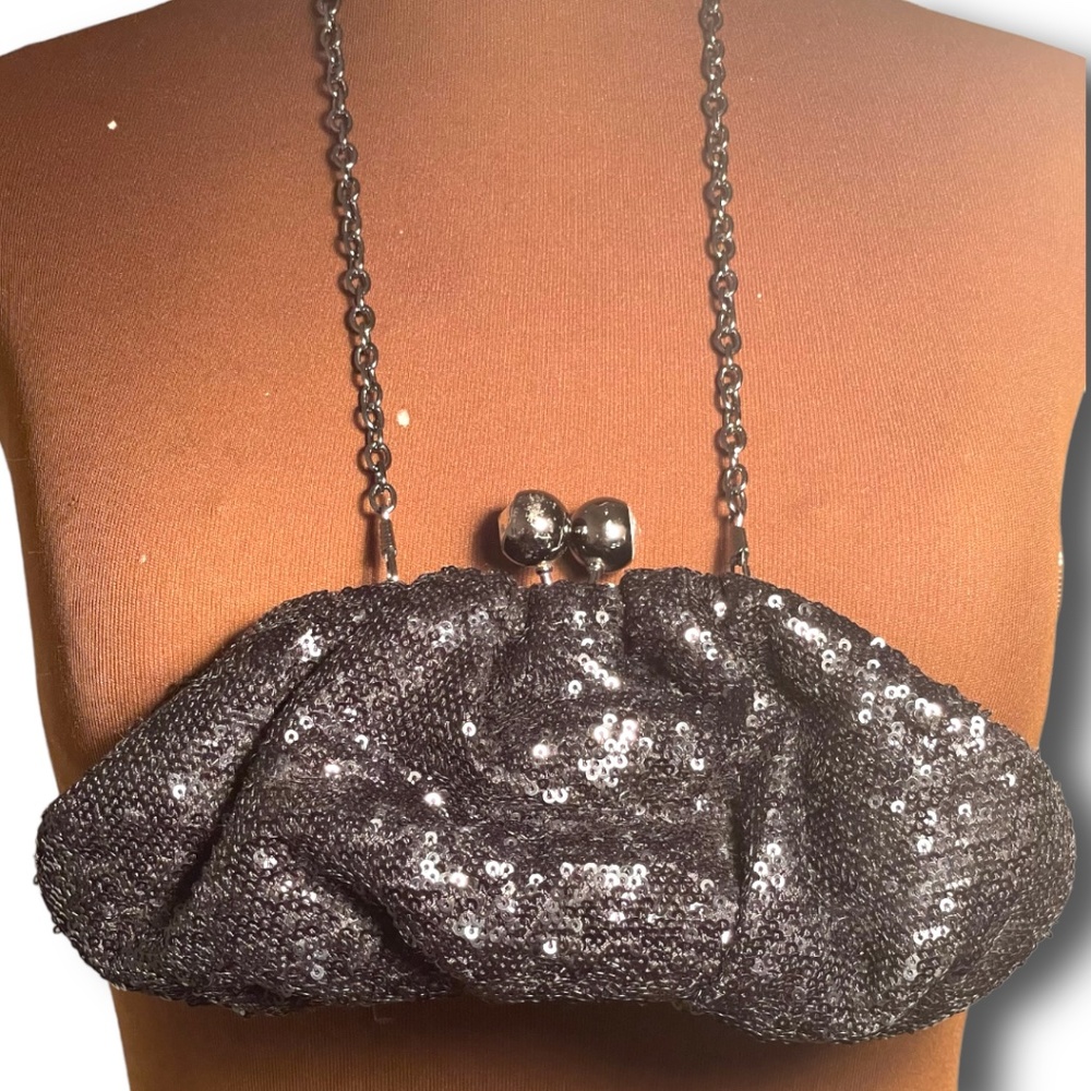 Express Clutch with Sequins